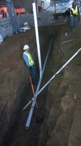 New Construction Plumbing Excavations